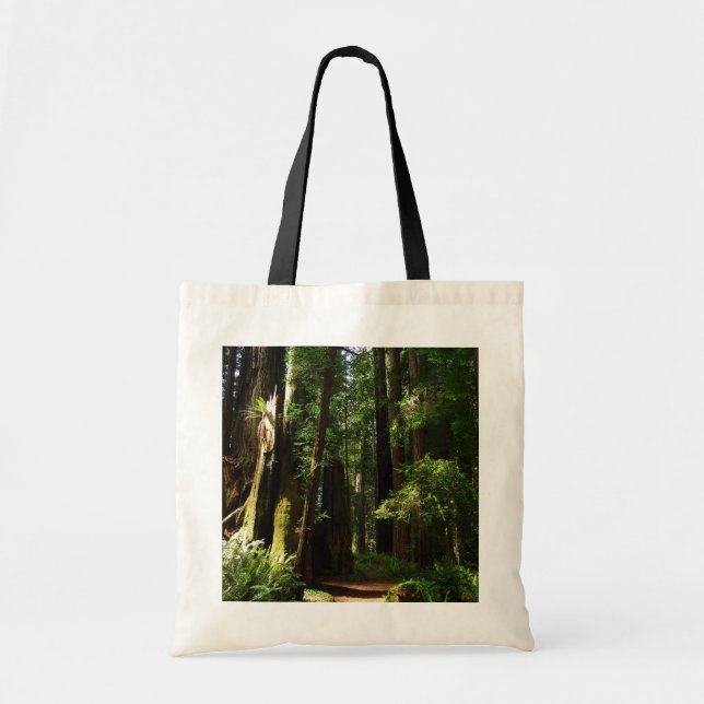 Bolsa Tote Sequóias e Samambaias no Parque Nacional de Redwoo (Frente)