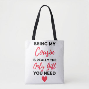 Bolsa Tote Ser Meu Primo É O Único Presente 2