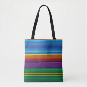 Bolsa Tote Serape mexicano #3