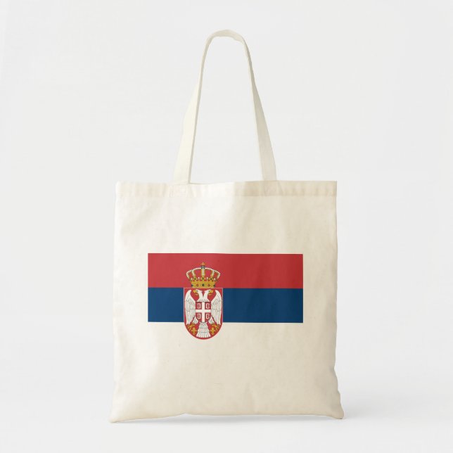 Bolsa Tote Serbia Flag (Frente)