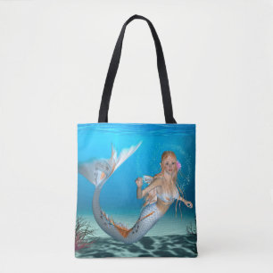 Bolsa Tote Sereia Adorável