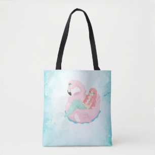 Bolsa Tote Sereia Adorável Fofa, Mar
