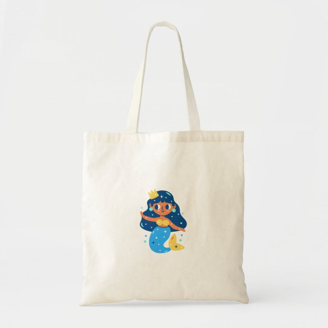 Bolsa Tote sereia azul (Frente)