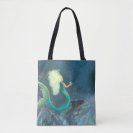 Bolsa Tote Sereia com sua pérola