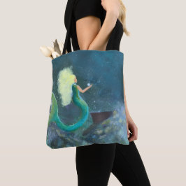 Bolsa Tote Sereia com sua pérola