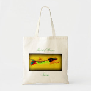 Bolsa Tote Sereia da verde-cauda da madrinha de casamento