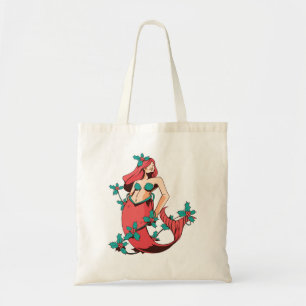 Bolsa Tote Sereia de Natal