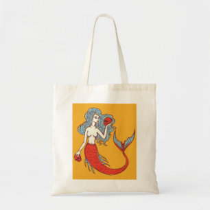Bolsa Tote Sereia e crânios