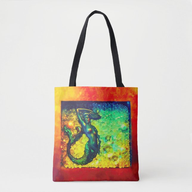 Bolsa Tote Sereia Em Caixa (Frente)
