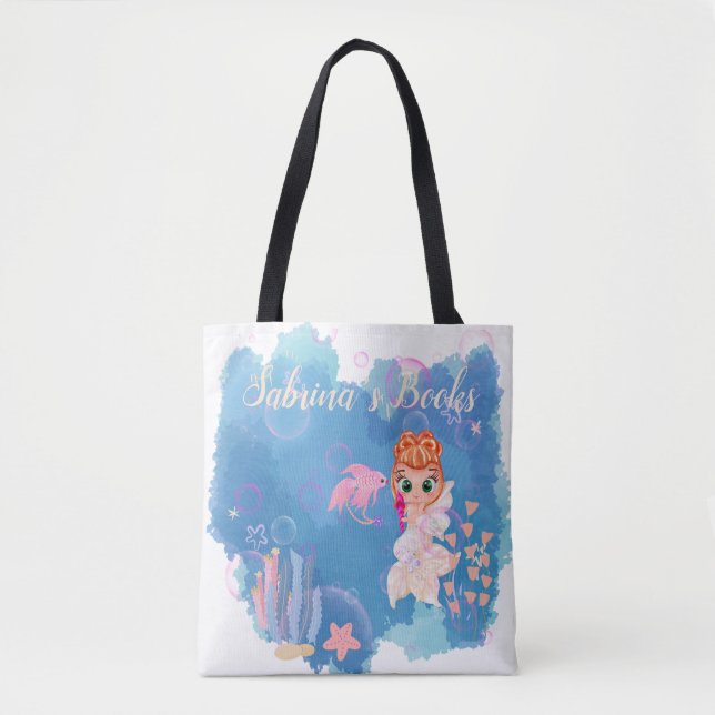 Bolsa Tote Sereia Personalizada (Frente)