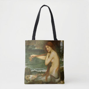 Bolsa Tote Sereia por John William Waterhouse