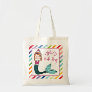 Bolsa Tote Sereia, saco de livro personalizado