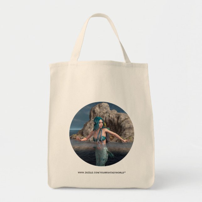 Bolsa Tote Sereia Ultramarina (Frente)