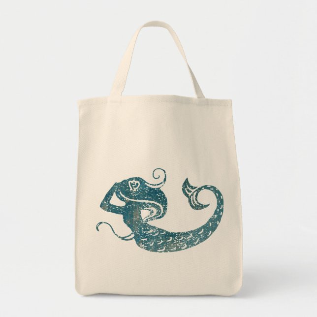 Bolsa Tote Sereia vestida (Frente)