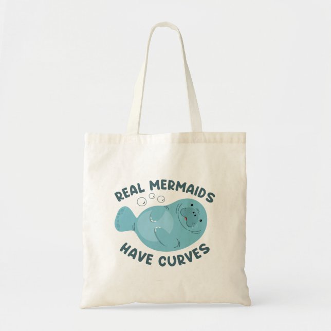 Bolsa Tote Sereias Reais Têm Curvas (Frente)