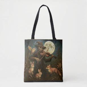 Bolsa Tote Serenata de espantalho de lua