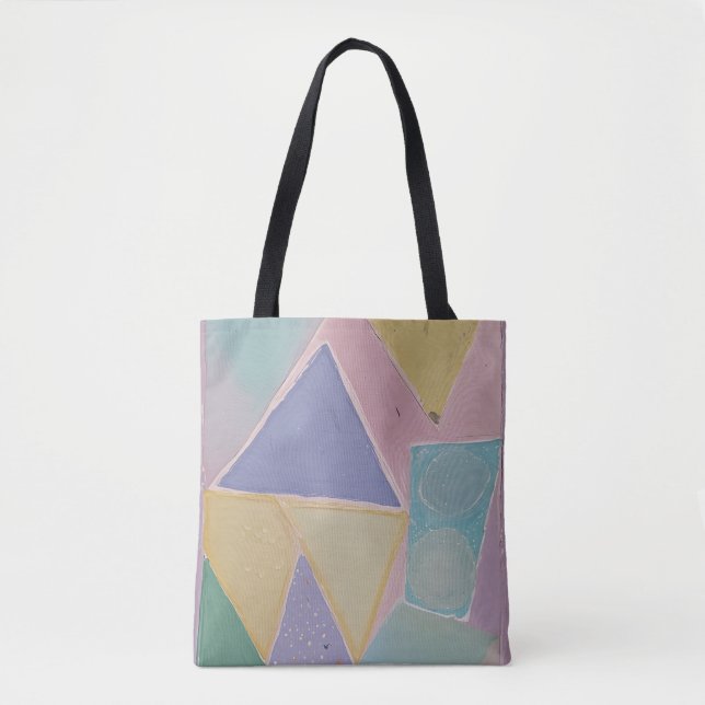 Bolsa Tote Serene Abstracts: A Pastel Dream (Frente)