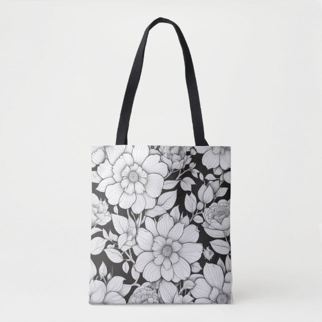 Bolsa Tote Serene Blossom (Frente)