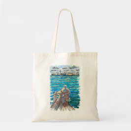 Bolsa Tote Serene Waterscape em San Juan de Ulua, Veracruz