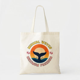 Bolsa Tote Serenidade da Cauda de Baleia ao Pôr do Sol