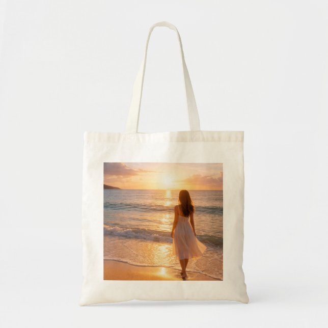 Bolsa Tote Serenidade Dourada (Frente)