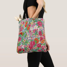 Bolsa Tote Serenidade Floral Tapeçaria