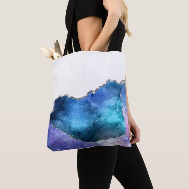 Bolsa Tote Série Galaxy Agate Design 4 (Close Up)