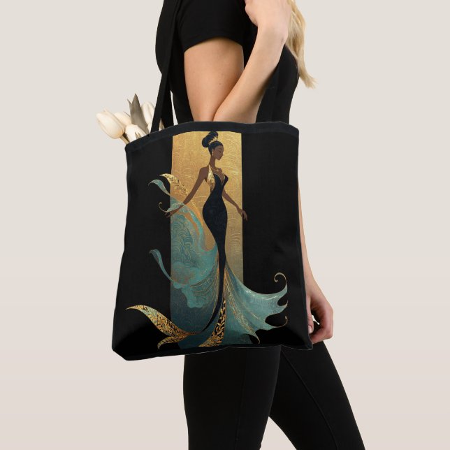 BOLSA TOTE SÉRIE MERMAID NOIR #1 (Close Up)