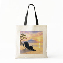 series_1_2|Stretching Black Cat and Mount Fuji