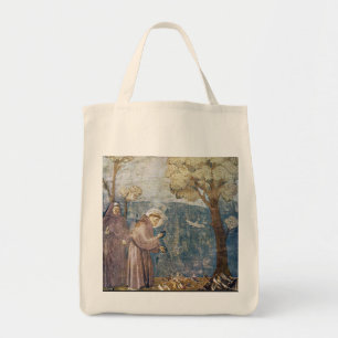 Bolsa Tote Sermão de St Francis aos pássaros