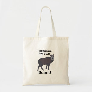 Bolsa Tote Serows Animal Eu Produzo Meu Próprio Aroma Citação