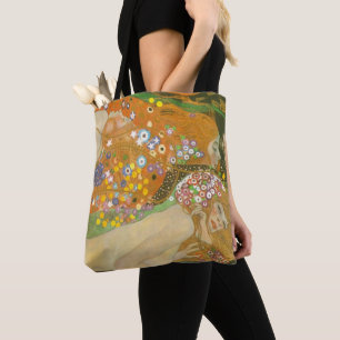 Bolsa Tote Serpentes Aquáticas II de Gustav Klimt, Art Nouvea