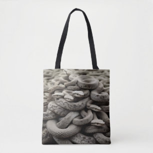Bolsa Tote Serpentes Enroladas