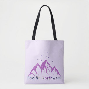 Bolsa Tote Serra e Estrelas do Noroeste do Pacífico