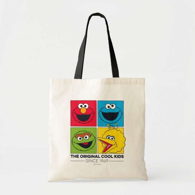 Bolsa Tote Sesame Street | As Crianças Legais Originais (Frente)