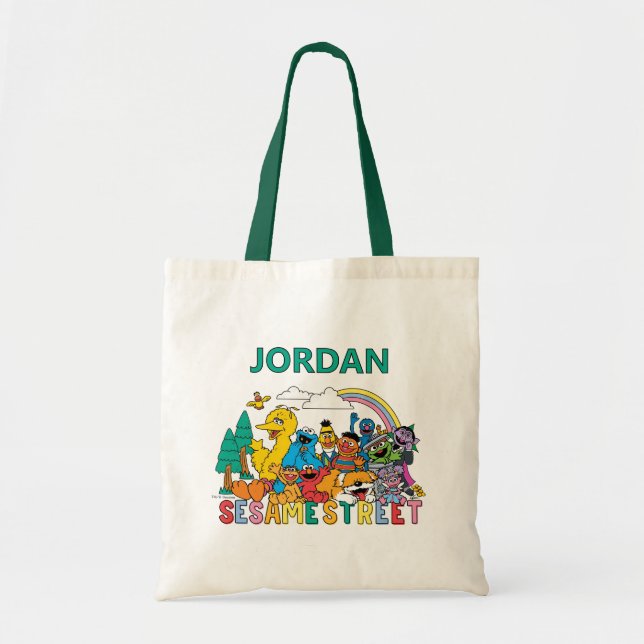 Bolsa Tote Sesame Street | Onda Arco-íris (Frente)