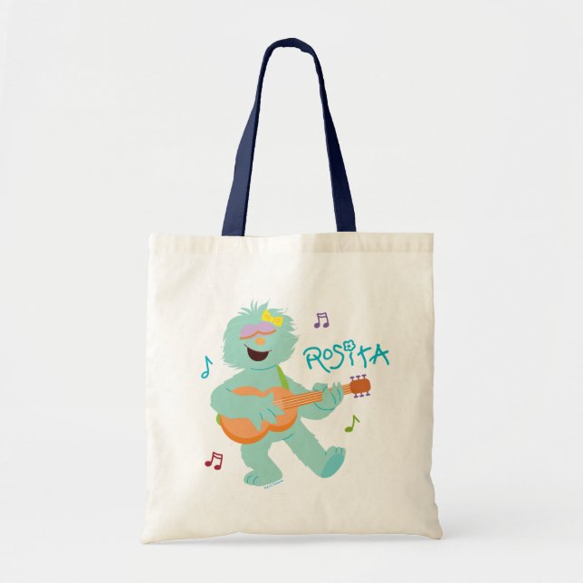 Bolsa Tote Sesame Street | Rosita Tocando Violão (Frente)
