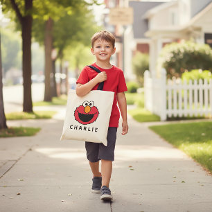 Bolsa Tote Sesame Street Rosto do Elmo