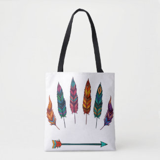 Bolsa Tote seta & aplicar