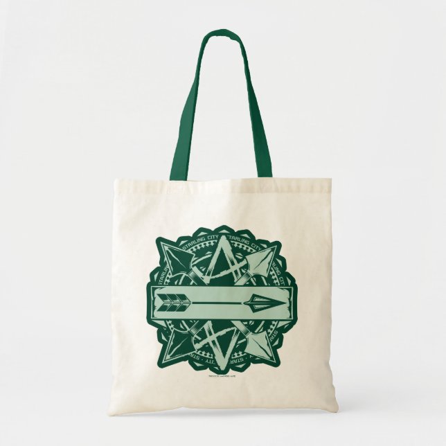 Bolsa Tote Seta | Crachá de seta para a cidade de Starling (Frente)