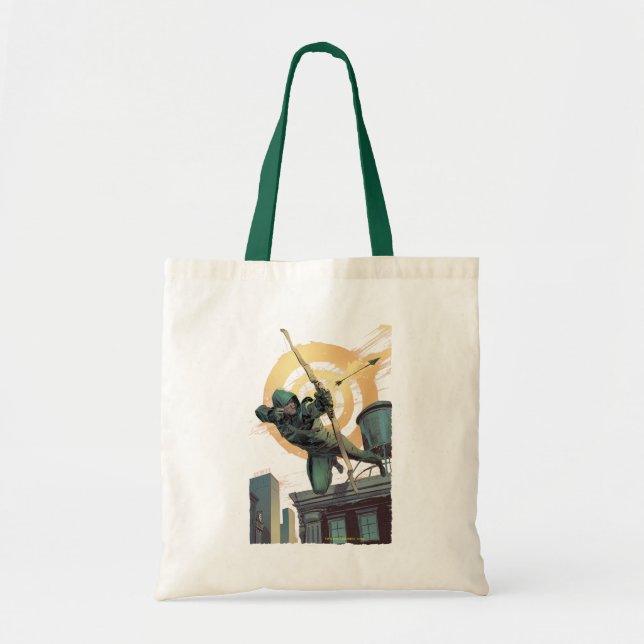 Bolsa Tote Seta | Pneus De Seta Verde A Partir Do Telhado (Frente)
