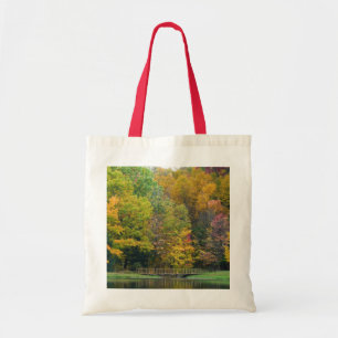 Bolsa Tote Sete Primaveras Call Bridge II Autumn Landscape