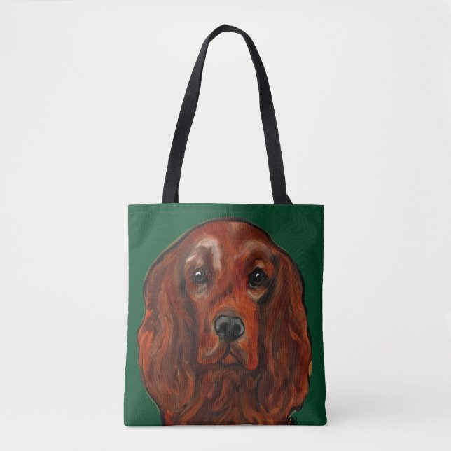Bolsa Tote Setter Vermelho Irlandês   (Frente)