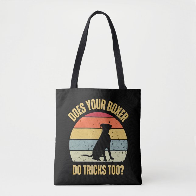 Bolsa Tote Seu Boxer Também Faz Truques? (Frente)