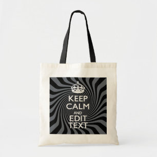Bolsa Tote Seu costume mantem o provérbio calmo no redemoinh