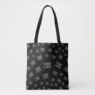 Bolsa Tote Seu Design, Foto ou Logotipo Empresarial Azulejado