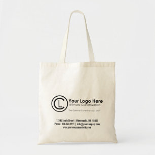 Bolsa Tote Seu logotipo aqui, barra de ferramentas de promoçã