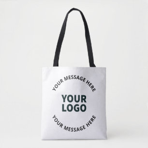 Bolsa Tote Seu logotipo, design, foto, obra de arte ou outra