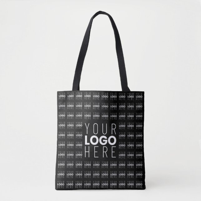 Bolsa Tote Seu logotipo ou imagem Padrão com anúncio Logotipo (Frente)