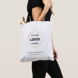 Bolsa Tote Seu logotipo personalizado branco comercial